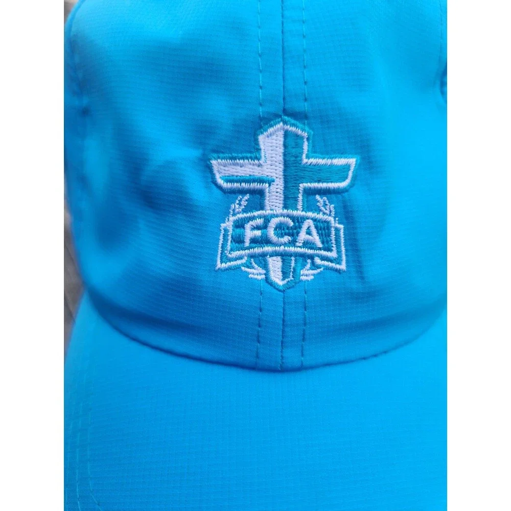 Fellowship of Christian Athletes Strapback Adjustable Cap Hat FCA Imperial Blue